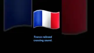 France railroad crossing sound effect Eiffel Tower. #train #踏切 #踏切カンカン #踏切ダンス #鉄道 #電車 #fumikiri #jr