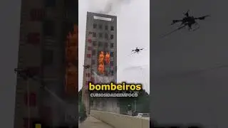 🚁🔥Drones de combate a Inc&ecirc;ndios!  #curiosidades #inc&ecirc;ndios #tecnologia #inova&ccedil;&atilde;o #futuro