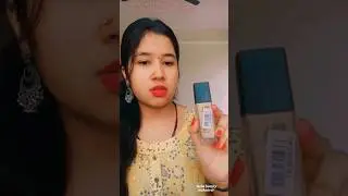 Maybelline Fit me matte foundation vs cuffs n lashes cover pots ||Non Sponsored Review #youtubeshort