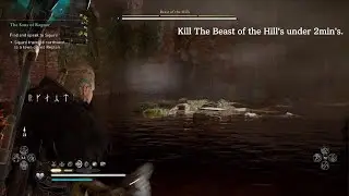 Assassin's Creed Valhalla How To Kill Beast of the Hill's under 2min's