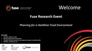 Planning for a Healthier Food Environment - Fuse Research Event