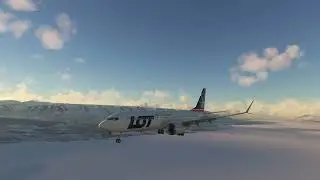 MSFS Boeing 737 MAX Bredok3D Landing at Akureyri BIAR