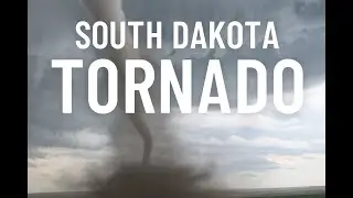 Tornado near Dixon, South Dakota captured CLOSE RANGE and by drone