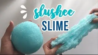 DIY Crunchiest Slushee Slime (with and without borax)