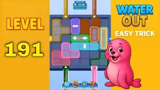 Water Out Puzzle Level 191 &ndash; Easy Solutions