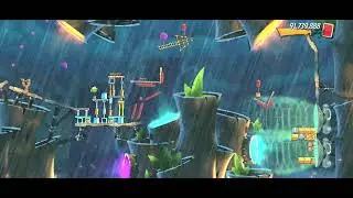 Angry birds 2, king pig Panic, leonard card, 13/7/2025, flock shown in the end