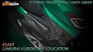 Repaint Yamaha NMAX 150 Full Body Dengan Samurai Paint Candy Green Y017*