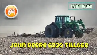 Tillage 2021 | John Deere 6930 cultivating with S-tine harrow