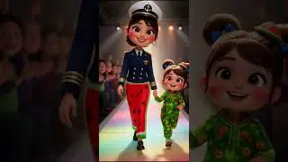Cute mom & kid fashion show 👗✨Fun, colorful runway vibes! 🍉💃Like & subscribe ❤️#PupsikTV #kids