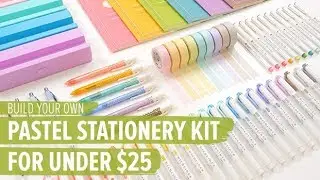 Build Your Own Pastel Stationery Kit for Under $25