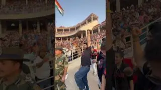 Happy to be in my hometown and meeting our BSF jawans at attari border, #amritsar #punjab ❤️ 🇮🇳