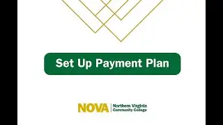 Setting Up Payment Plan