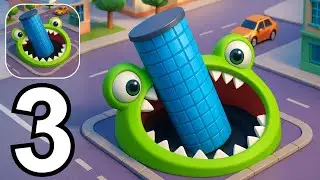 Hole.io Part 3 Gameplay Walkthrough Android IOS