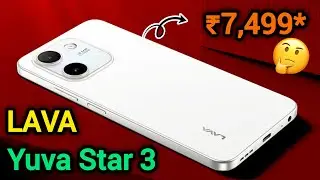 Lava Yuva Star 3🔥Budget Friendly Phone with Big Display, 5,000 mAh Battery & IP64 rating