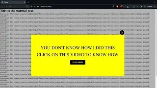 CURSOR-TRACKING POP-UP using Javascript
