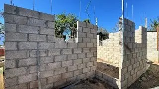 🔵Día 13 de construcción en la NUEVA CASA de William y familia/ Donación CASA #55 🇸🇻