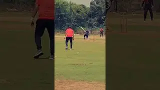 Perfect Cricket Shot Over Mid Wicket!!!