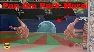 Capturing Pan Am Park: The Stunning Raul Valdez Mural Tribute!