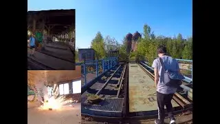 Exploring Abandoned Railway station in Germany (Leipzig) (S2 E6)