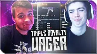 TRIPLE ELITE ROYALTY WAGER! INSANE TRIPLE ELITE WAGER vs @iTankid (COD AW Elite Weapon Wager)