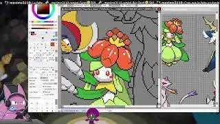 Dibujacion Pixel Art Pok&eacute;mon.