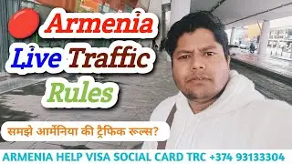 🔴 Armenia Live Traffic Rules | Complete Road Guide + Navigation Map Training