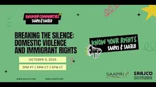 Breaking the Silence: Domestic Violence and Immigrant Rights