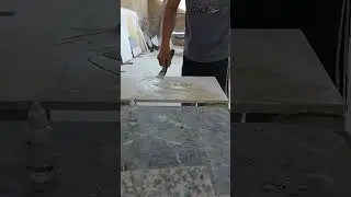 sellado de m&aacute;rmol crema marfil