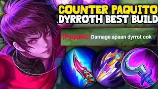 Dyrroth Counter Paquito in Exp Lane!! Dyrroth Best Build 2025 - Build Dyrroth Tersakit 2025