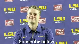 LSU QB Joe Burrow talks leadership and toughness
