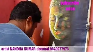 BUDDHA PAINTING -Acrylic on Canvas ideas