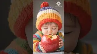 🍎 Cute Baby Eating Apple 🍼 | Adorable Baby Moments