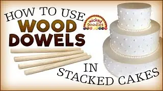 Wood Dowels as Cake Supports