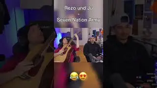 Rezo und Ju singen Seven Nation Army zusammen 😍😍 #rezo #julienbam #shorts #music