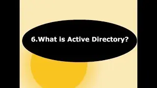 Tech Support Courses What is Active Directory?
