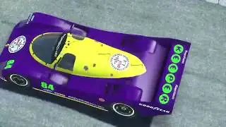 rFactor 2, driving circa 1990 Porsche 962 at Spa 1966