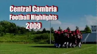 Central Cambria Football Highlights 2009: Opening