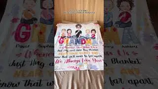 Whenever You Miss Us, Hold This Blanket | Personalized Blanket | Macorner Short