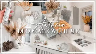 AUTUMN DECORATE WITH ME UK 🍂 | COZY NEUTRAL DECOR 🍁🕯