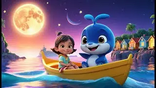 Whales Go Dancing Under the Moon! | Magical Whale Song for Kids | Underwater Dance Adventure
