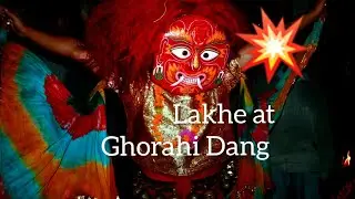 Lakhe  video at Ghorgi Dang | Newar Festivals Lakhe videos  Ghorahi dang|Binodsaiman  #lakhe  # 👻 👽