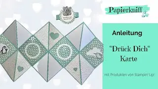 🐨 „Drück Dich Karte“ 🐨
Anleitung -Ziehharmonika Karte zur Geburt