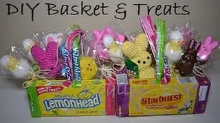DIY  Basket with Chocolate Dipped Treats