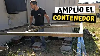 AMPLIAR el Segundo CONTENEDOR 🤯 para hacer más GRANDE la CASA  CONTAINER 🏠