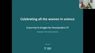 ITM Alumni webinar - Celebrating all the women in science with Houssynatou Sy