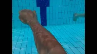 Testing the waterproof headset