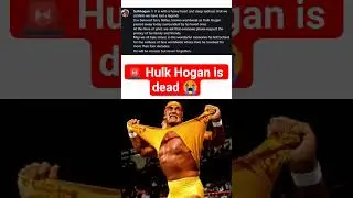Hulk Hogan dies at 71😢WWE Legend#wwe #ufc  #hulkhogan #wrestling #donaldtrump #news  #wrestlemania