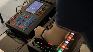 Practice Day Lurto live set TECHNO roland TR8s & MPC live 2 - GDL