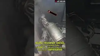 Isuzu Trooper DIESEL service: Catalytic converter cleaning and DPF (Diesel Particulate Filter) re...