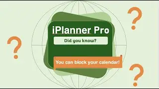 Did you know?  - Book time in your calendar